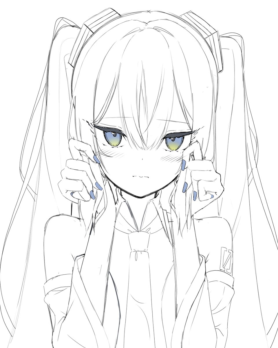 #初音ミク 
落書きです。