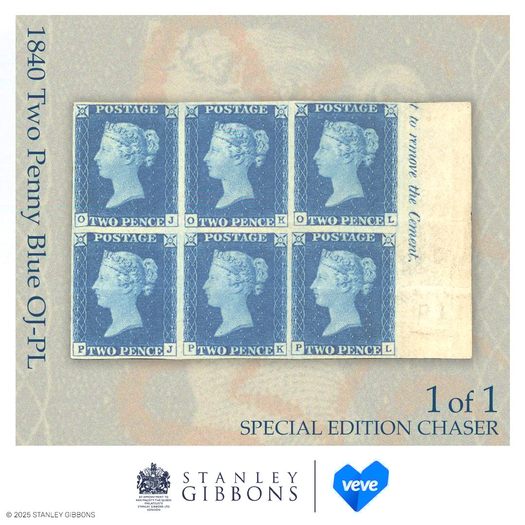 Less than 21hrs to go! The latest exclusive collaboration with #VeVe launches soon, featuring for the first time The Two Penny Blue as its focus. This is the third exclusive collection, if it's anything like the last two, it’s going to go fast!

Buy at bit.ly/4ncdINM