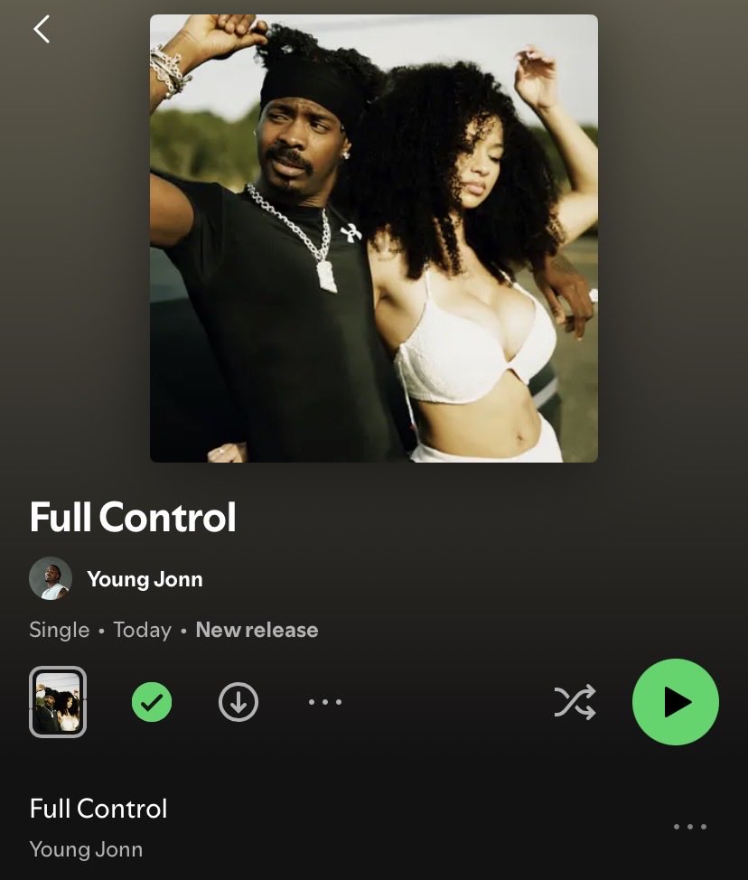 noxgenre's tweet image. YOUNG JONN - FULL CONTROL 🎶💿
Off the forthcoming album “BLUE DISCO” 🪩✨

Vibes, rhythm, and pure energy…OUT NOW! 🚨🔥

#YoungJonn #FullControl #BlueDisco #NewMusic #NXGApproved