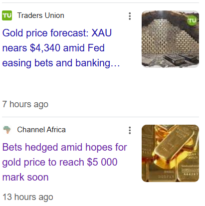 princeharry_za's tweet photo. Promising $5,000 $GOLD then rugging at $4,300. 

Same as the Crypto casino just different scale. $BTC https://t.co/H02D4PcFNy