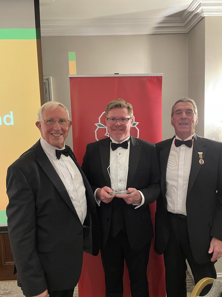 BGASecretary's tweet image. We’re out in force to represent the BGA at the Lancashire Golf Annual 2025 Dinner and Awards this evening.

A HUGE congratulations to Steve Bryan of Bolton Old Links GC on winning the volunteer of the year award!