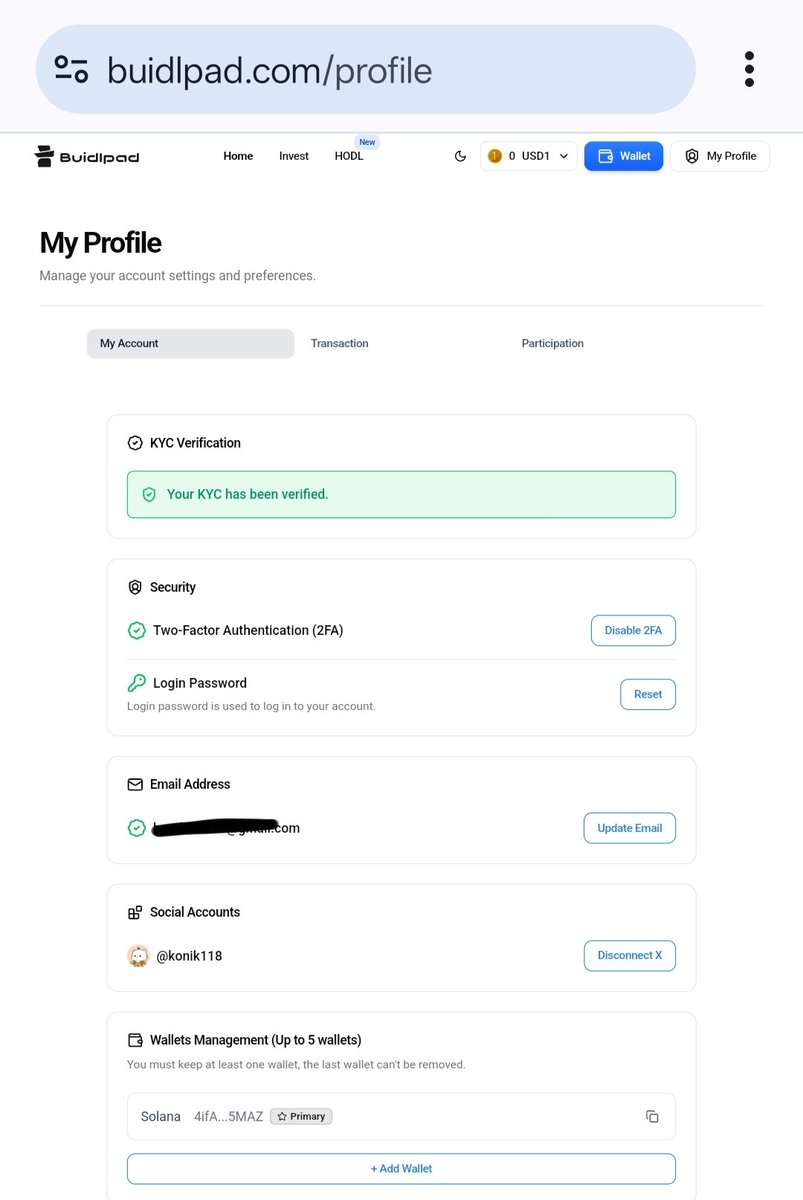 Oh my god 😅Finally, after 2 days i managed to connect my Twitter to my buidlpad profile 🫠😴
Now it’s time to join the <a href="/MMTFinance/">MomentumⓂ️Ⓜ️T</a> x <a href="/buidlpad/">Buidlpad</a> content creators  event 🚀🔥