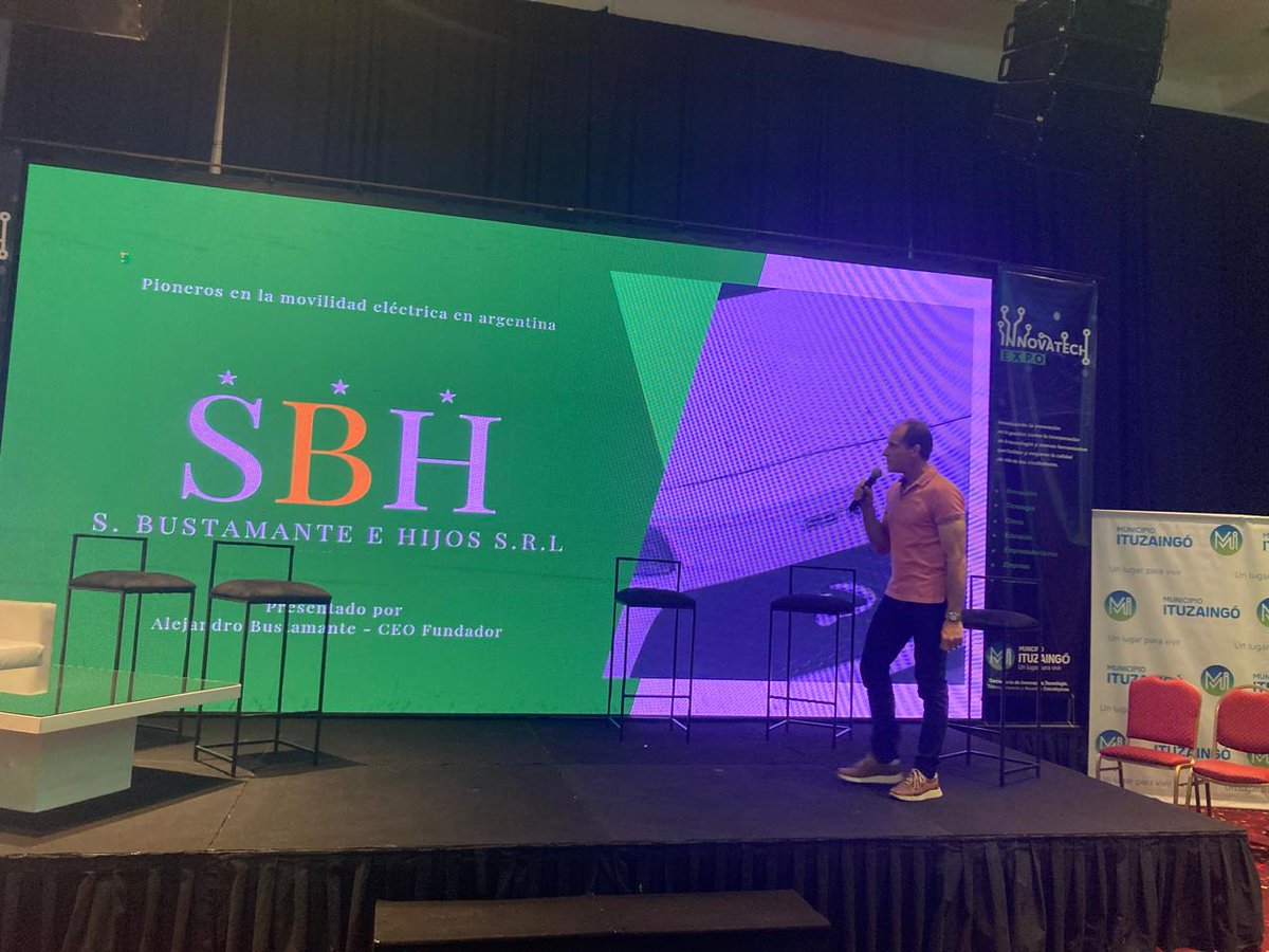 sbhsrl's tweet image. #Innovatech2025 - Evento organizado por el Municipio de Ituzaingó que impulsa la innovación, la tecnología y la movilidad sustentable.