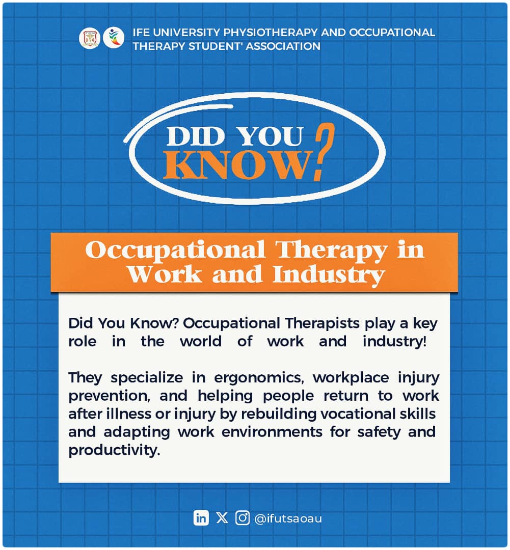 NorseKid's tweet photo. OT doesn't find Jobs for people as some might have thought.
OT helps you get back to your Job /Vocation and makes it easier for you to do it effectively and efficiently.
✨ Anticipate! Great things are coming!
#WorldOccupationalTherapyDay2025
#OTinAction
#IfutsaOAU https://t.co/T4MLSuCs1o