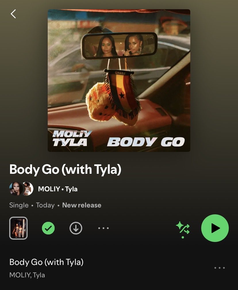 noxgenre's tweet image. Moliy joins forces with Tyla for “Body Go” 💃🏽✨… a smooth, sultry groove that’s pure magic. 🔥

Rhythm, elegance, and chemistry …this one’s built to move you. 🌍💫

🚨 OUT NOW 🚨
#Moliy #Tyla #BodyGo #NewMusic #NXGApproved
