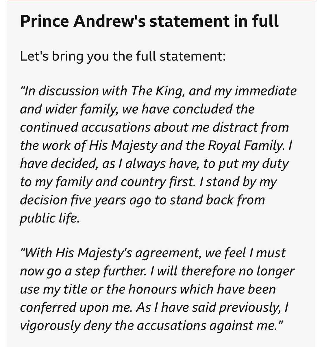 Prince Andrew gives up his titles the week before the late &amp; brave Virginia Giuffre’s autobiography is published &amp; we might learn more about why the Royal Family paid her £12m for “no reason”

We need to keep asking for those elusive #EpsteinFiles