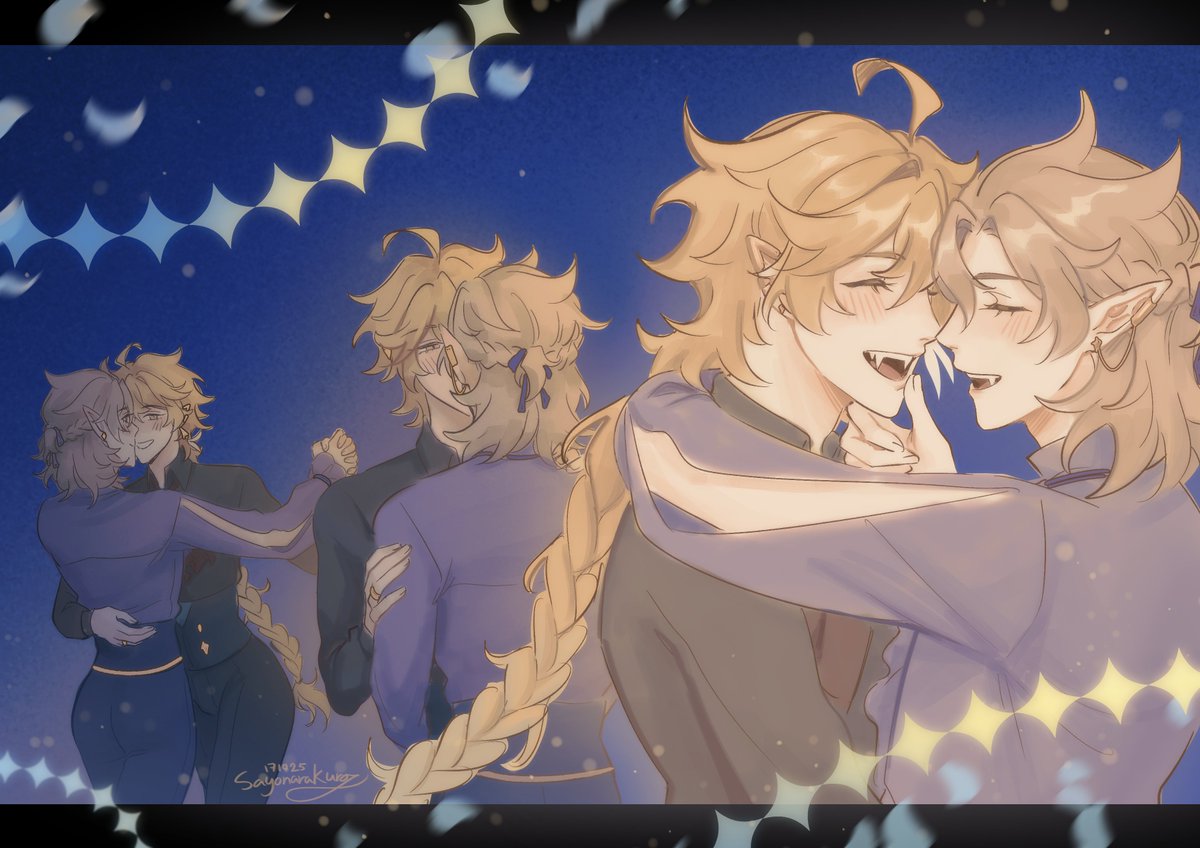 Sayonara_Kuro's tweet image. A dance together with you ✨

Day 4 - Dancing
#AebetherWeek25 #Albether #Aebedo