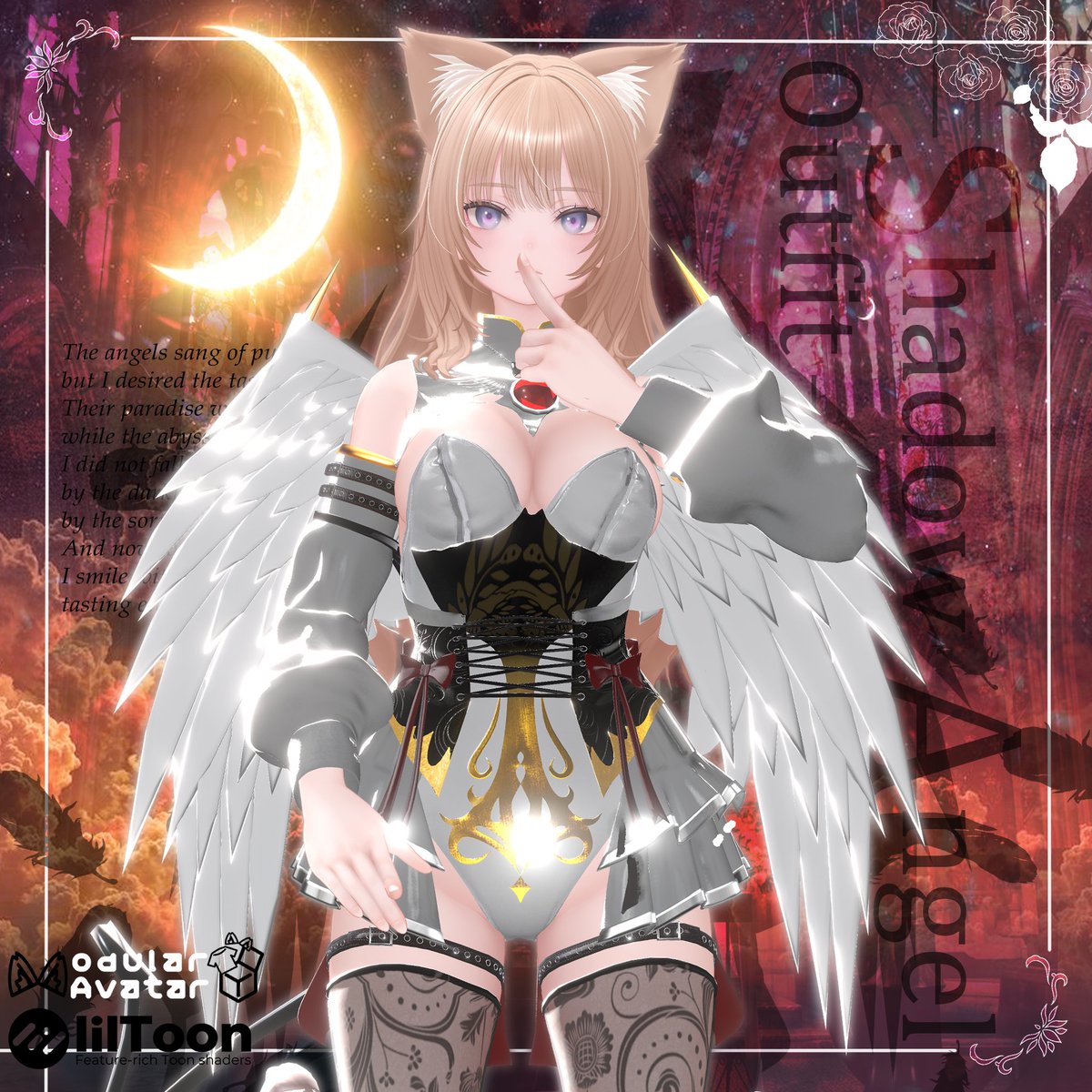 🎉本日発売！ #柚希3D
に『Servant Maid Outfit (ギミック多数!)』と『Shadow Angel Outfit』
対応しました！ #Millenoa #VRChat #booth_pm 

🔗 taromin.booth.pm

🗓️10/26(日)まで、柚希対応版を 990円 でセール中！🔥
超お得なフルセットもどちらもセール中です💖

🎁フォロー＆リポストで