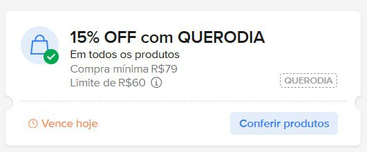 Mercado Livre

Cupom: VEMAGORA esgotado!

15% OFF, Limite de R$ 60 OFF -QUERODIA  (disponivel)!
 
Ative aqui - mercadolivre.com/sec/32zSAv7