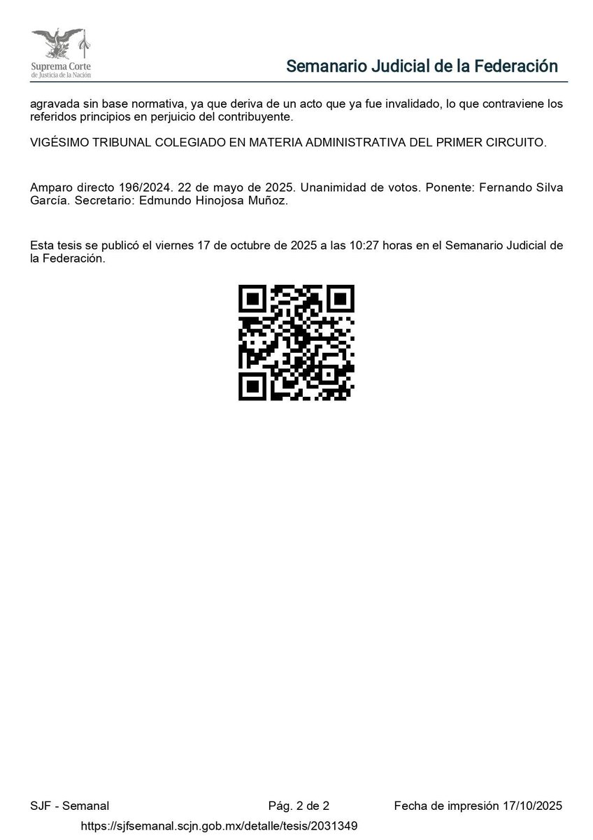 ColNacTrib's tweet image. 👀 📜 Viernes de #Jurisprudencia | La nulidad de la resolución que incluye a un proveedor en el listado de #EFOS elimina la presunción de inexistencia de operaciones, dejando sin sustento la carga probatoria reforzada sobre las #EDOS para acreditar la materialidad de las…
