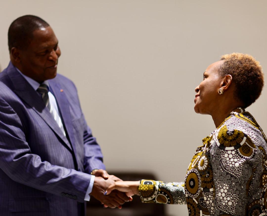 Honoured to meet President Touadéra. 🇨🇫

Grateful for the Government’s support to humanitarian action. I heard you on the need to empower local actors, particularly women led organizations.  

Together, we can continue to push for durable solutions for Central Africans.