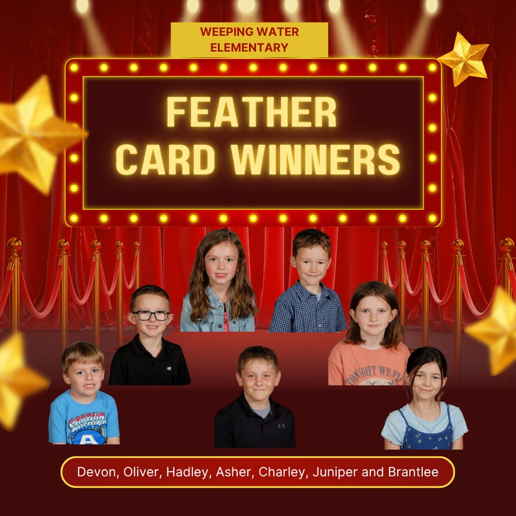 2 weeks of Feather Card Winners! Keep SOAR-ing towards Parent Teacher Conferences in just 12 days!