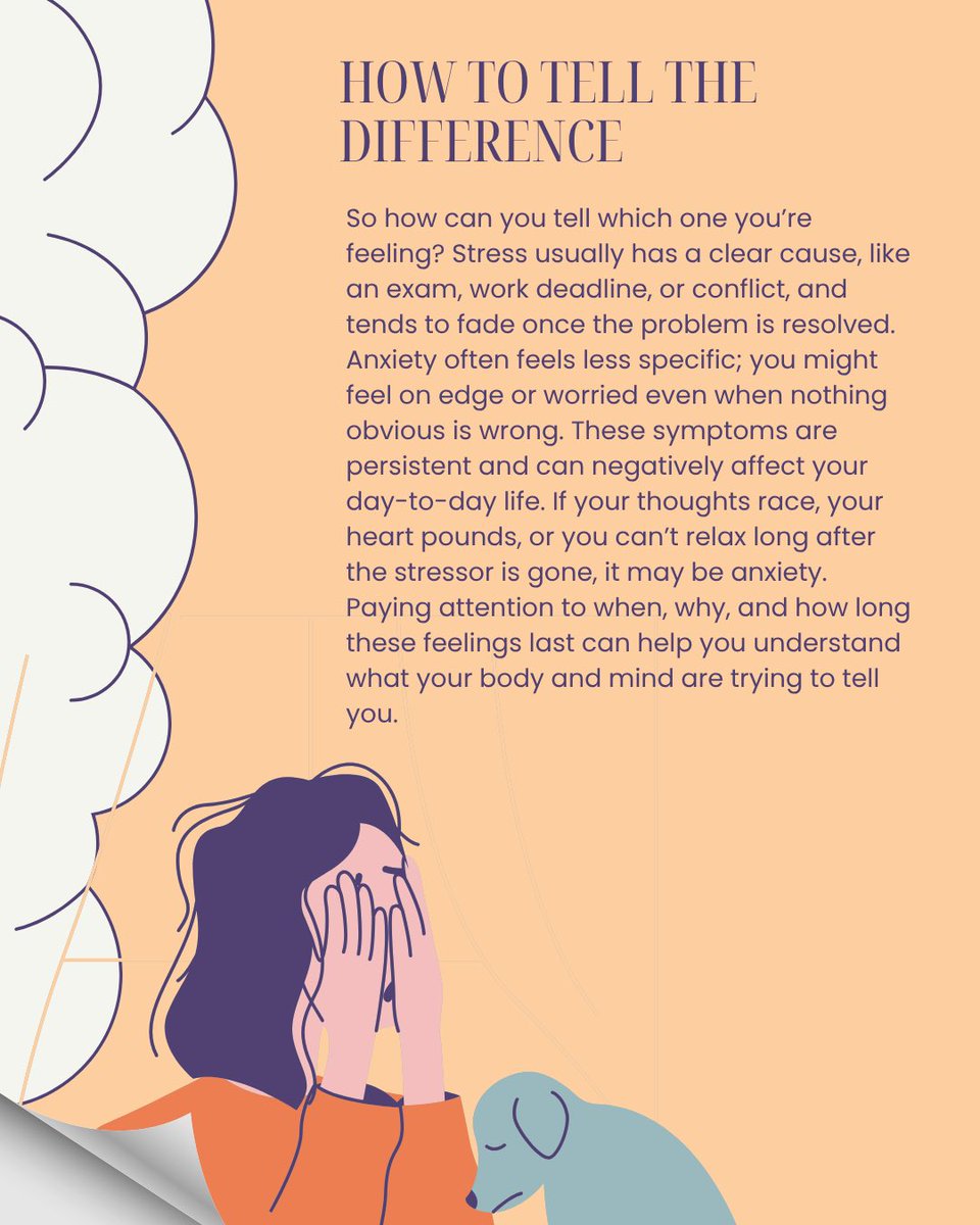 GSUARTLab's tweet image. Anxiety or stress? It can be hard to tell the difference and even harder to know what so do about it. Read here for more information! #mentalhealth #mentalwellbeing #anxiety #stress