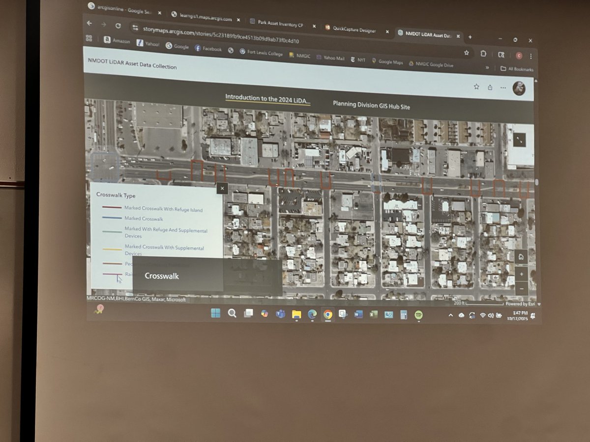 Mr. John Baker, Data Management Bureau Chief, <a href="/NMDOT/">NMDOT</a> Planning Division, shares updates on DOT’s 2024 statewide LiDAR initiative. Driving smarter infrastructure planning and asset management. #NMGIC #LiDAR #Geospatial #transportation