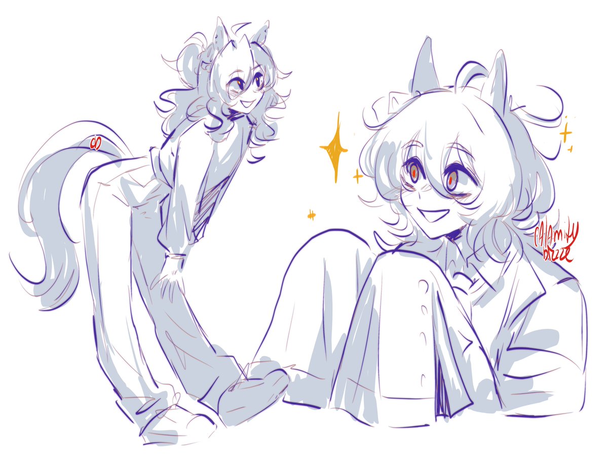 t_last_meaning's tweet photo. since createtober starts tomorrow, here are some old pktk sketches that I couldn't finish because I was either too lazy or didn't like them https://t.co/O3eCS6CUM8