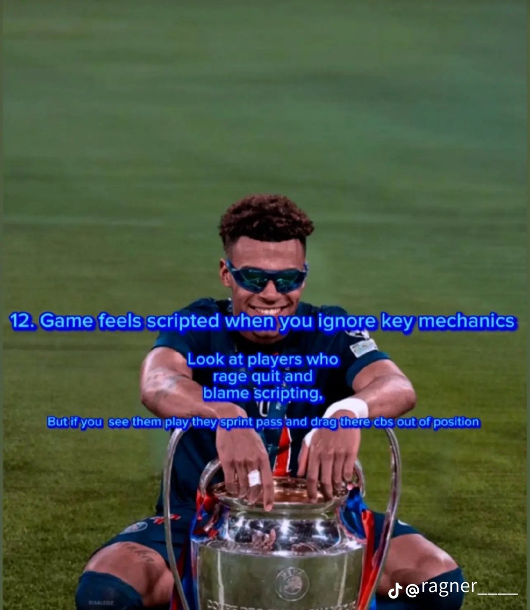 Therealkvara's tweet image. Master the mechanics, stay aware, and turn the game to your advantage. ⚽🎮
