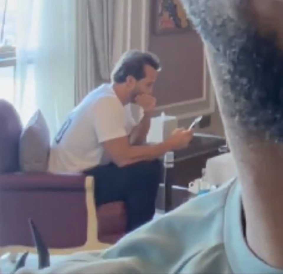 ForRealSlime's tweet image. He’s making a whole speech while Tristan in back is just getting liquidated