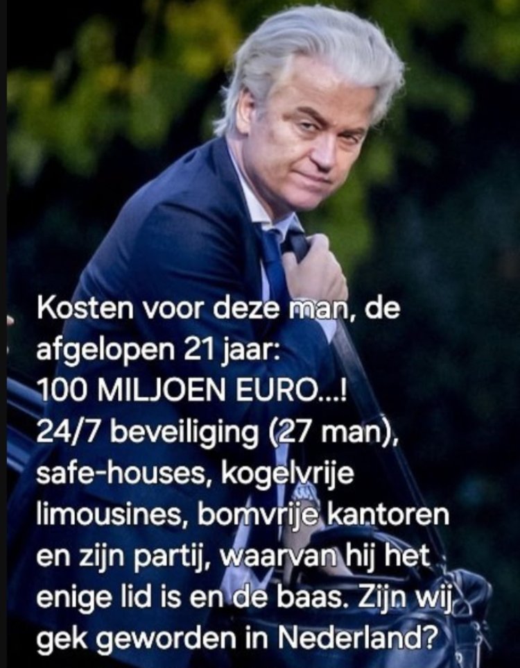 #vandaaginside #Wilders