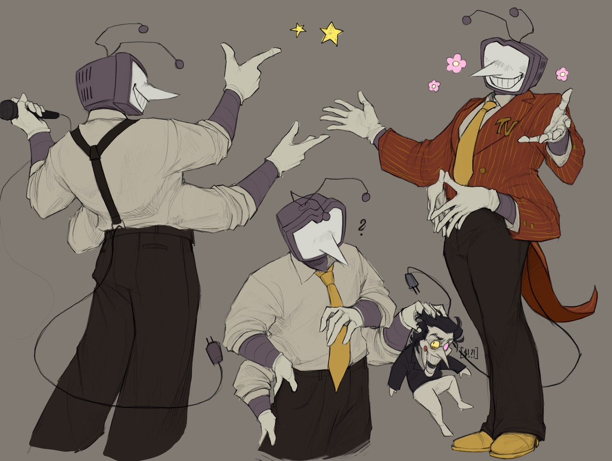_vilmaa22's tweet image. drew these on lectures uhh
anyway I love you four-armed tenna…
#tenna #deltarune
