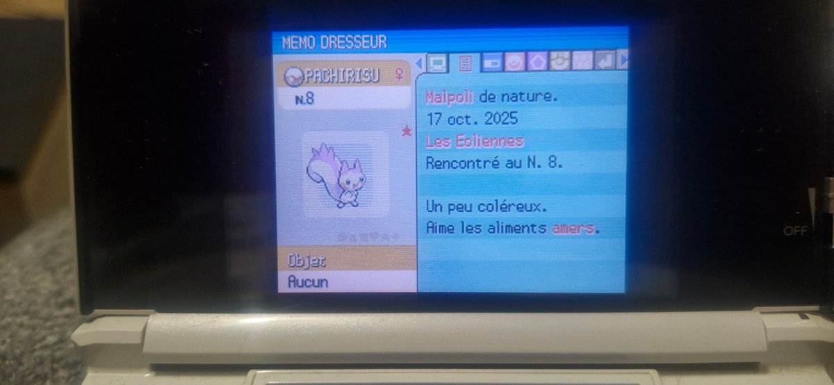Pachirisu Shiny !!

996 Rencontres après le Farfuret Shiny, voici ce magnifique Pachirisu !
Sur la même console que le Farfuret ! 

On reprends doucement mais sûrement la shasse !

(Et vu que je suis un sac, j'ai pas le timer pour la SHL mais tant pis !)
#SHLS12