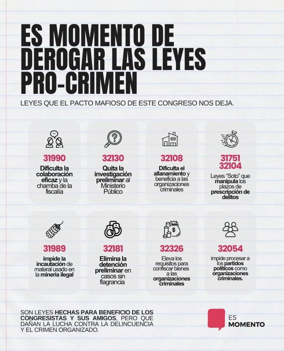 alfredozarate's tweet image. Deroga las leyes que aprobaste, pro criminales.