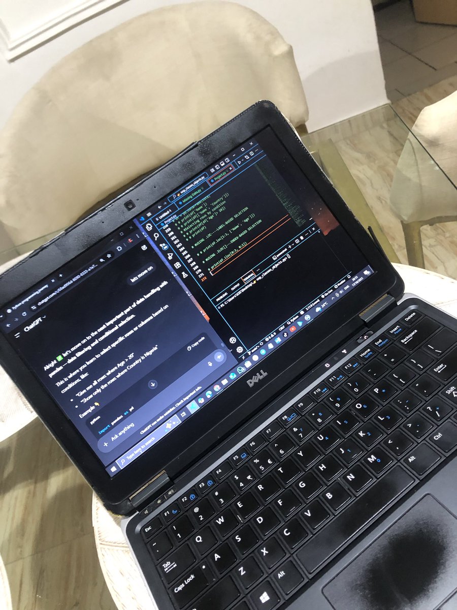 paulaazom's tweet image. Day 47/60 days of coding 

Data filtering and conditional selection.
#60daysofcoding
