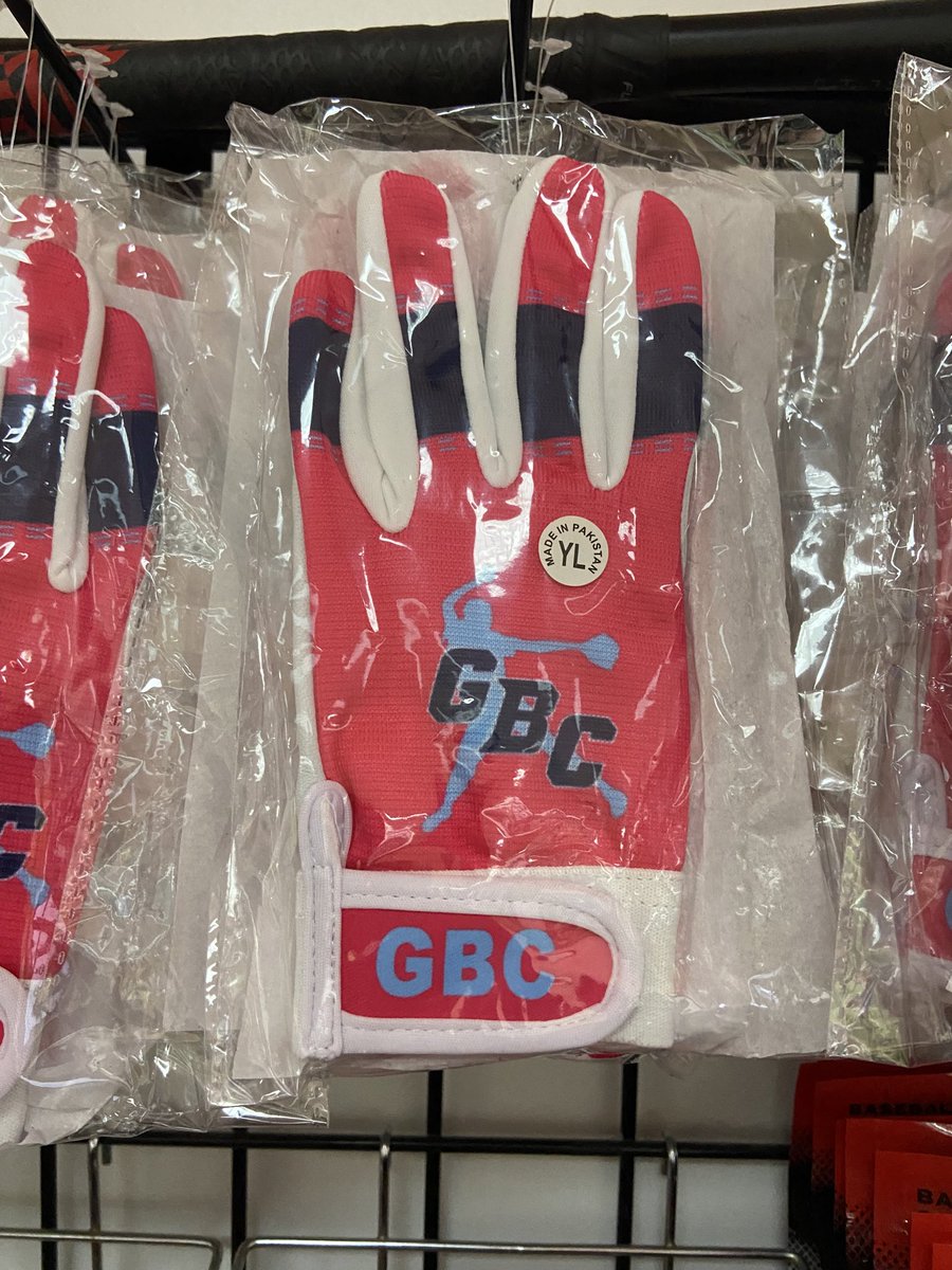 PINK SOFTBALL BATTING GLOVES IN STOCK NOW! 
Sizes YS-AL. $20.