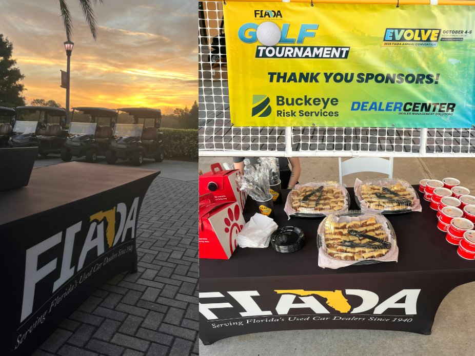 FIADA's tweet image. We truly could not thank you all enough for your continued support of the FIADA for the Independent Dealers in FL. To all that attended the 2025 FIADA Golf Tournament, you truly helped make this year a HOLE IN ONE!
#FIADAGolfTournament #NetworkingWithAPurpose