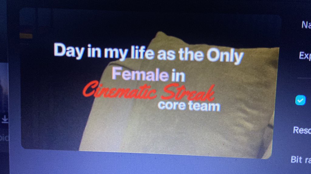 AtehOfficial's tweet image. Time to re export 

After exporting in PR

Came to CapCut for the fonts 

It’s a very simple and slow video showing @Celestina_crypt side of the story…

Nothing much 

It will be posted tomorrow 
@jessepollak stay tuned sir 🙂‍↕️🫴