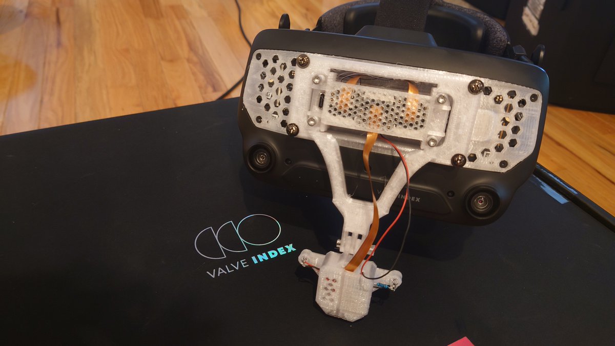 antm1VR's tweet image. I never really appreciated how much consideration #Valve put into embracing the customization of their hardware. Thanks to them and the #OpenSource community for making things like this possible.

#ValveIndex #VRCFT #EyetrackVR #ProjectBabble