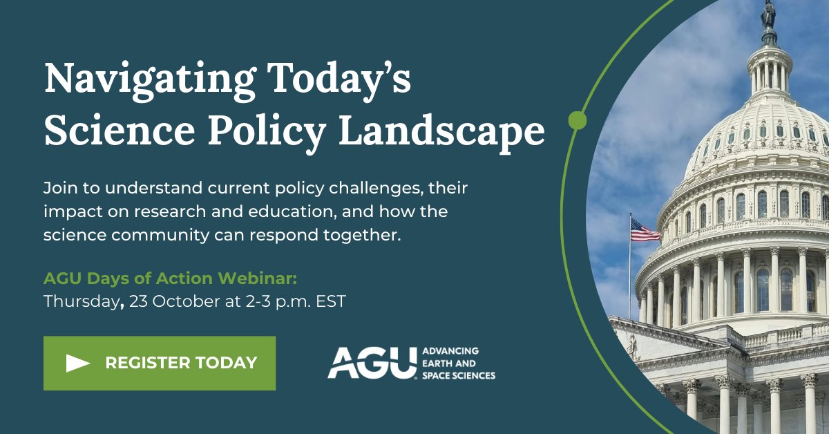 AGU Science Policy tweet media