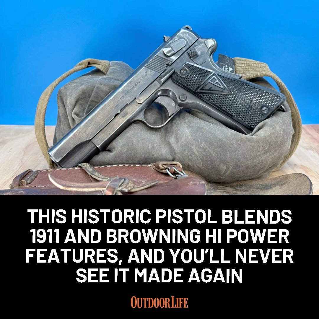 This lesser-known pistol was released the same year as the Hi Power, manufactured under Nazi occupation, and was never made again: trib.al/NOIZprM