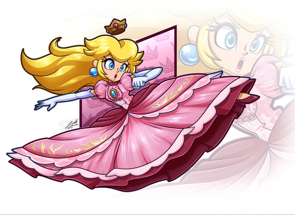 peachページ 💕Peachy!💕 Princess Peach commission.