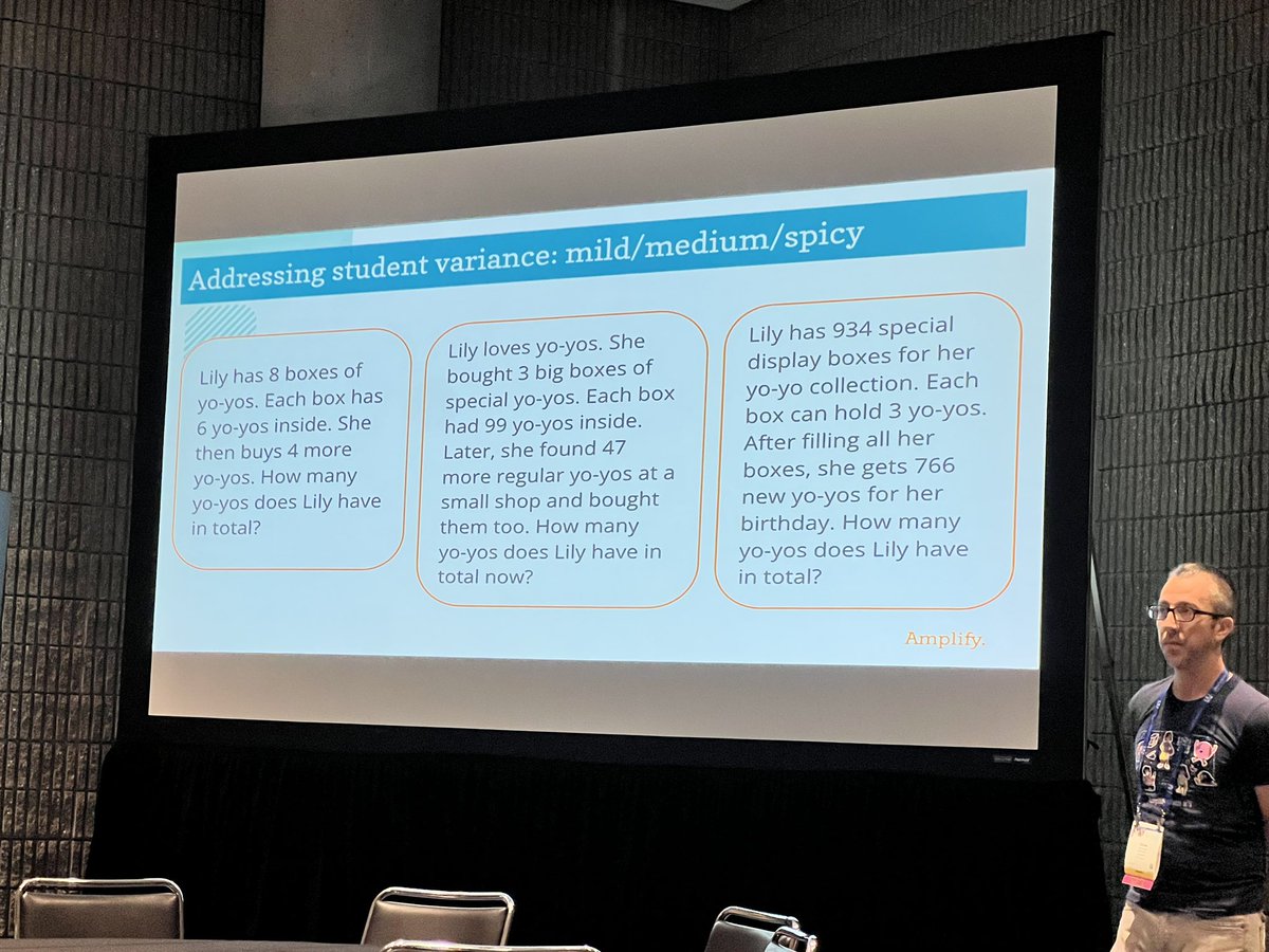 Intrigued by the idea of leveraging AI to create word problems that scaffold for, challenge, and provide autonomy for students. <a href="/MathMinds/">Kristin Gray</a> <a href="/Amplify/">Amplify</a> #NCTMATL25 #iteachmath