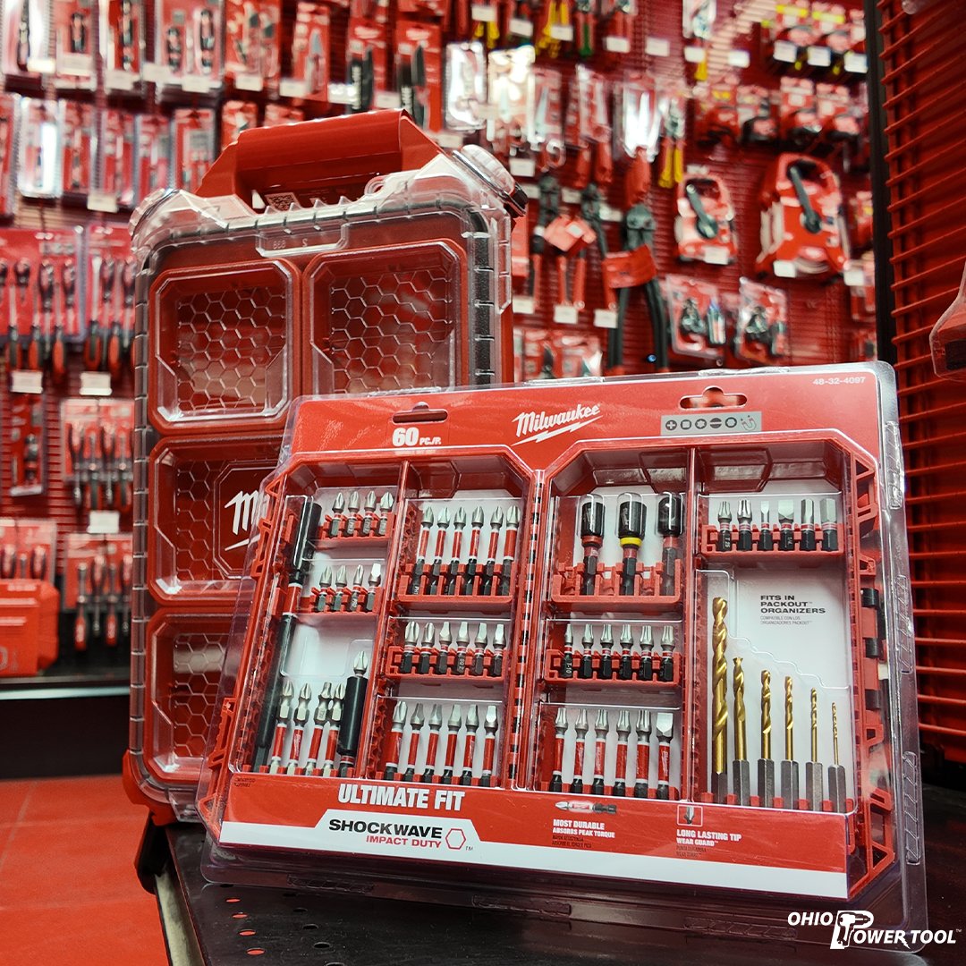 OhioPowerTool's tweet image. Spend $100+ on @MilwaukeeTool  SHOCKWAVE Driving Accessories and get a FREE PACKOUT Organizer. Fresh bits, clean setup, and one less excuse for a messy toolbox. Shop now ohiopowertool.com/tool-deals/pro…
...
 #OhioPowerTool #PACKOUT #Shockwave #ToolDeals #Tradespeople