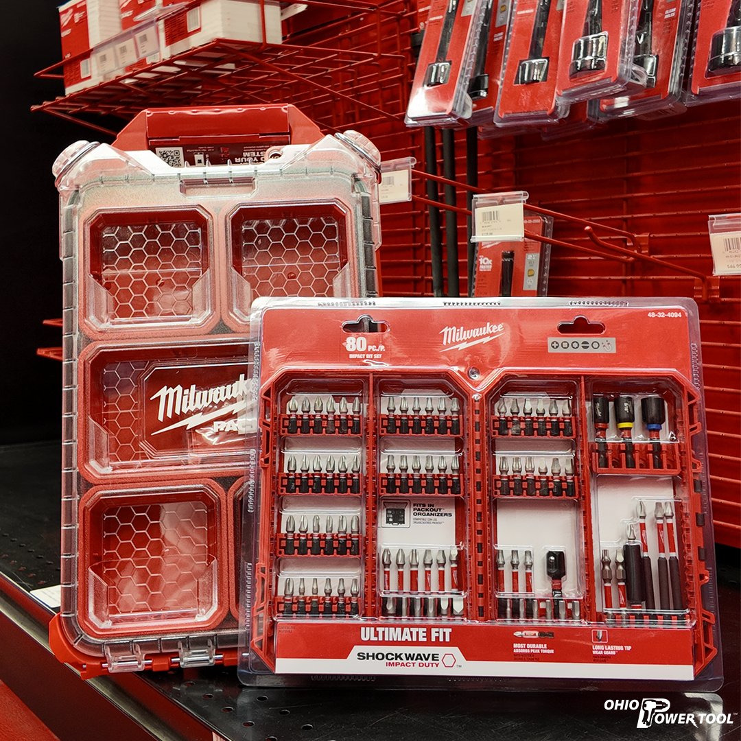 OhioPowerTool's tweet image. Spend $100+ on @MilwaukeeTool  SHOCKWAVE Driving Accessories and get a FREE PACKOUT Organizer. Fresh bits, clean setup, and one less excuse for a messy toolbox. Shop now ohiopowertool.com/tool-deals/pro…
...
 #OhioPowerTool #PACKOUT #Shockwave #ToolDeals #Tradespeople