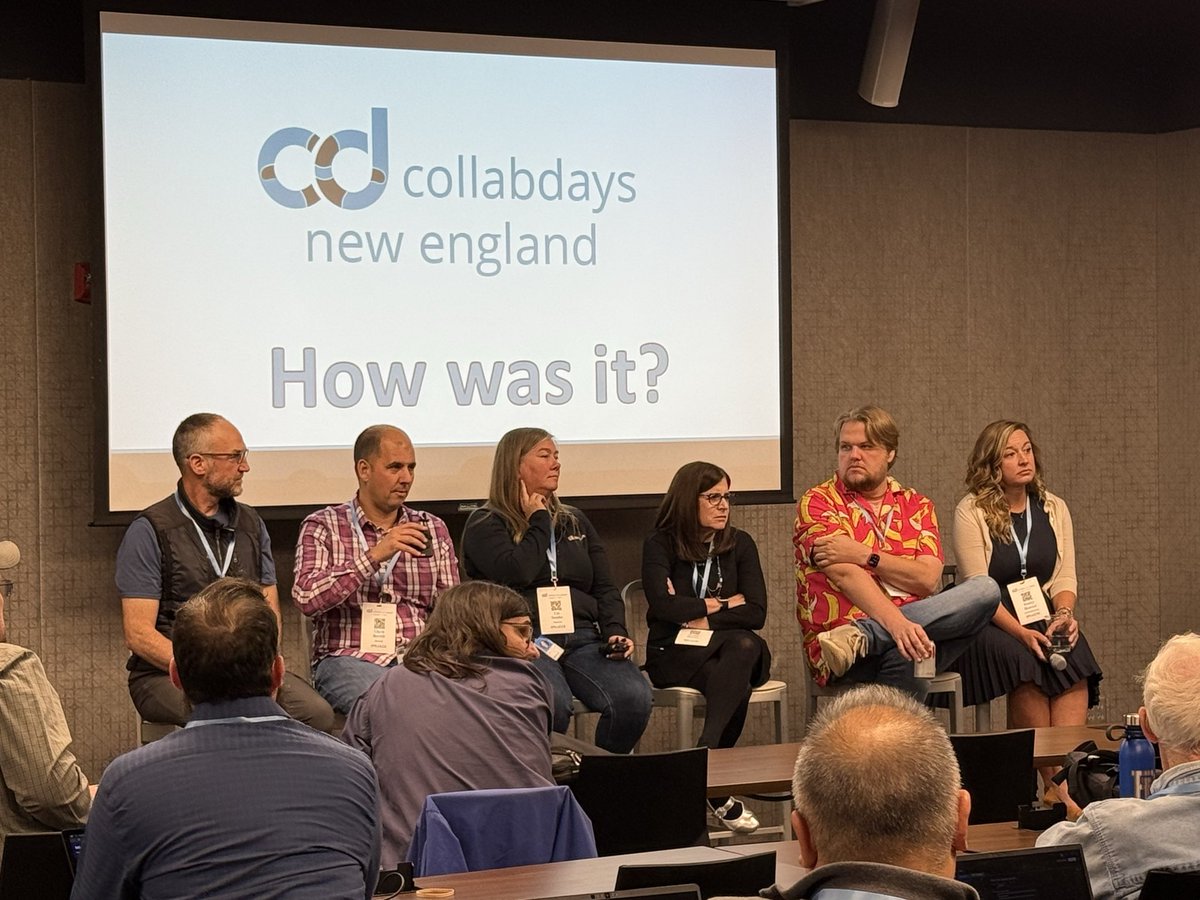 sympmarc's tweet image. Here’s the wrap up at @collabdaysne.org with our expert panel in a full house. Great to see everybody today!