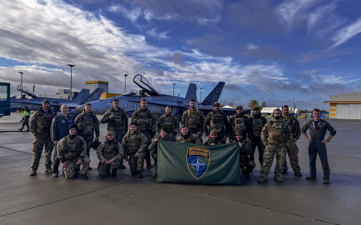 RCAF_ARC's tweet image. 🇨🇦Mission Accomplished! Air Task Force #TARASSIS concludes a dynamic multinational deployment on #OpREASSURANCE across the Baltics and Northern Europe. Agility. Interoperability. Allied Air Power. #ACE #AOE #JEFTogether #RCAF #NATO @CJOC_COIC @JEFnations