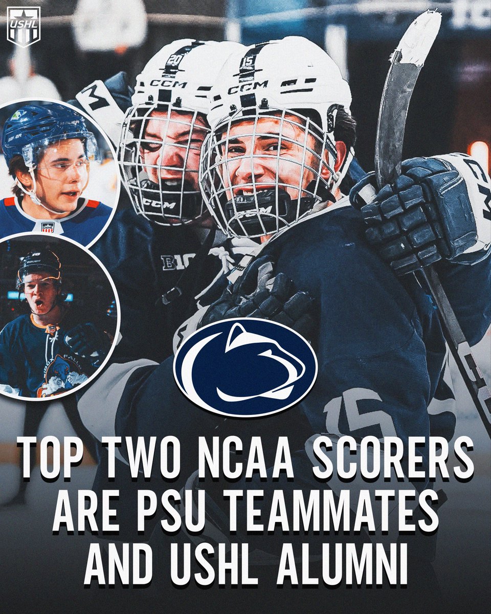 This duo is something special <a href="/PennStateMHKY/">Penn State Men’s Hockey</a> 🙌 🔥