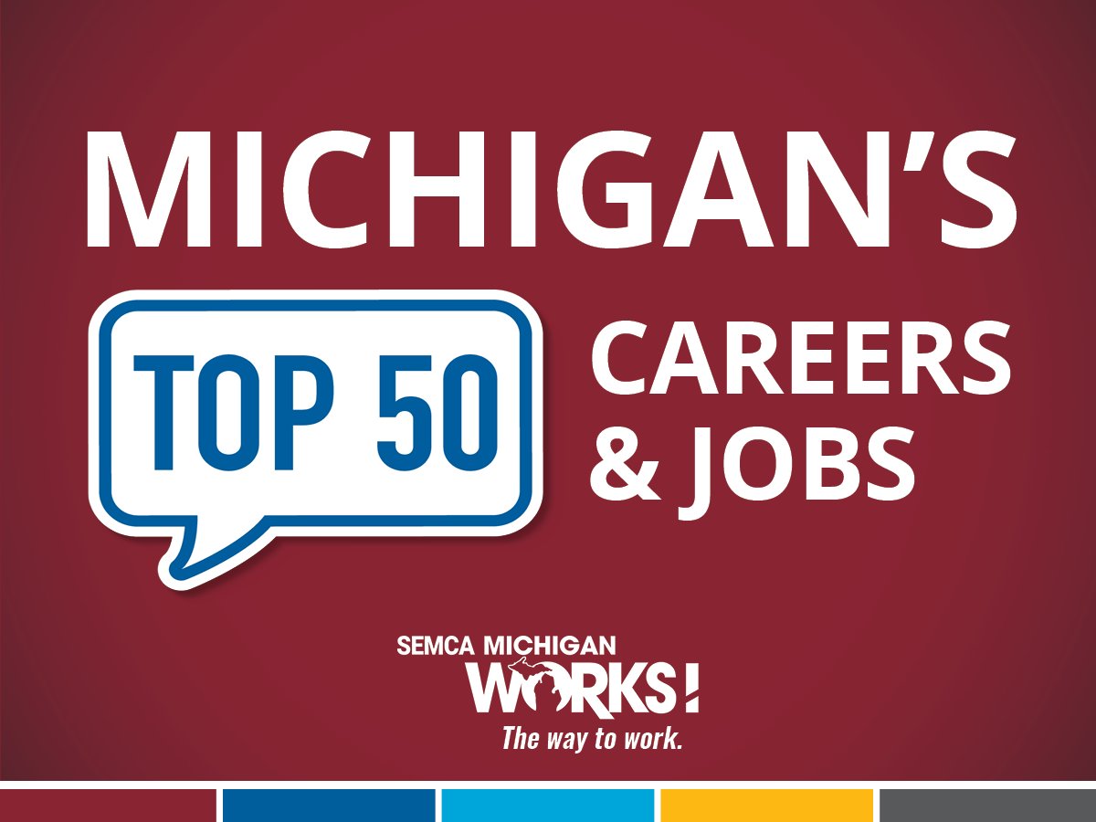 High-demand. High-wage. Strong growth. Find your fit today.

Explore your options and see what fits.
🔗 VIEW THE TOP 50 👉 puremi.ch/3rONerO

Plan your next step today.
🌐 SEMCAMiWorks.org/career-coaching
☎️ 800.285.9675

#TheWayToWork #MichiganJobs