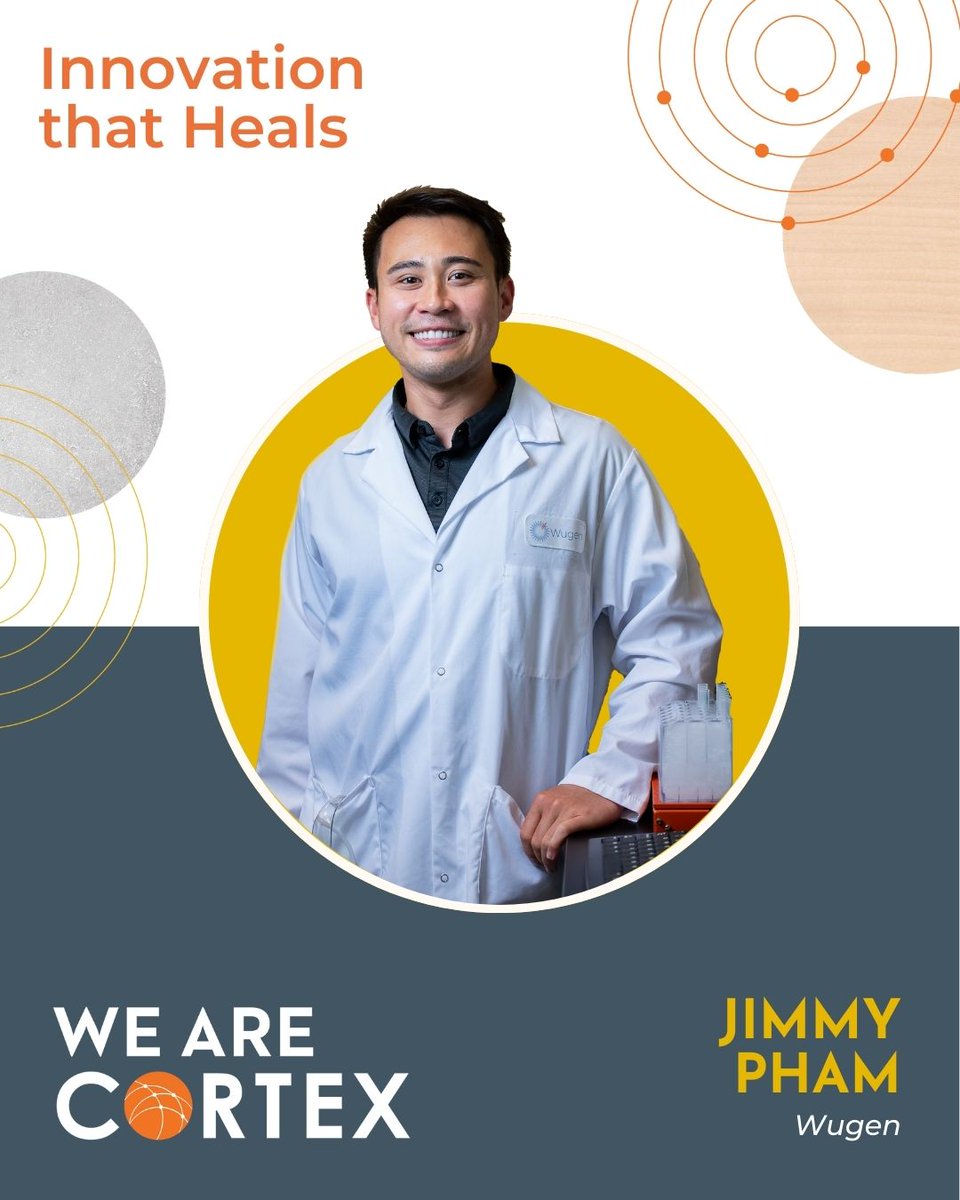 CortexSTL's tweet image. Behind every biotech breakthrough is a team making it possible.
At Wugen, Jimmy plays a critical role in ensuring the company’s innovative, off-the-shelf cancer therapies meet the highest quality standards: cortexstl.org/newsroom/blogs… #WeAreCortex