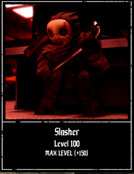 Finally got milestone 10 slasher, Characters fun and I really enjoy playing them compared to every other killer but god bless are they still buns against people with any braincells as long as they have distance or stam leads.