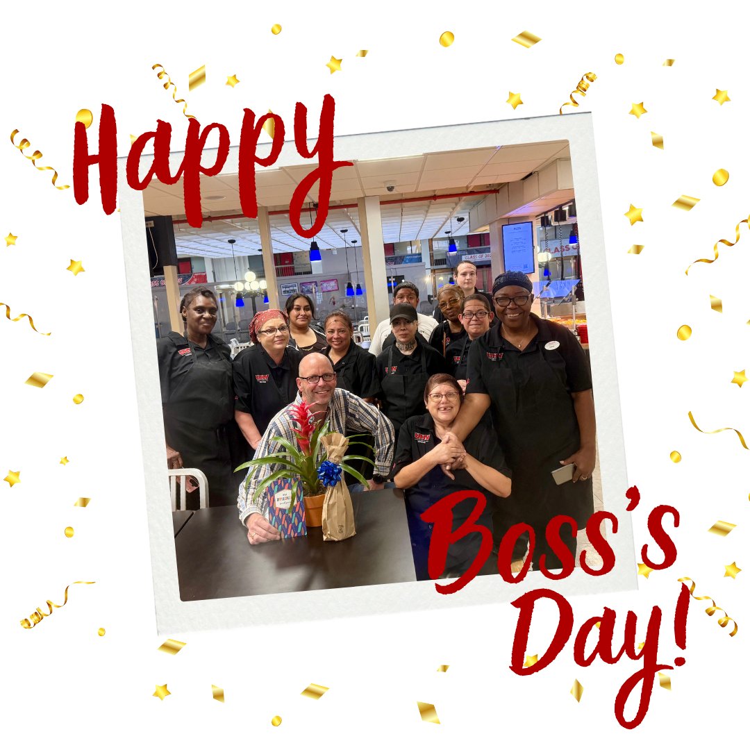 tamuvdining's tweet photo. Yesterday we celebrated National Boss’s Day 🎉
A big thank-you to Erick for being such an inspiring and supportive leader! 💼💙

#NationalBossDay #TAMUVJaguarDining https://t.co/N2gxqm1iRr