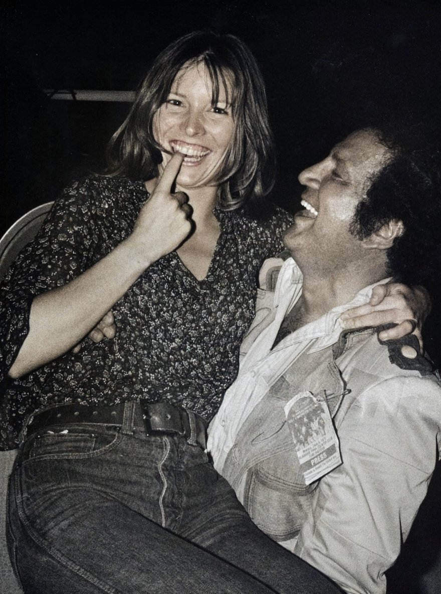 Candy Clark and Ron, 1977, during a Doobie Brothers in Concert in Century City! What a special moment.