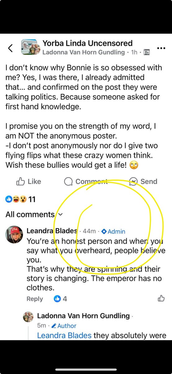 We appreciate ⁦<a href="/blades_leandra/">Leandra Blades</a>⁩ finally being honest about her role in YL uncensored. Thanks for confirming what we all already knew. Now, maybe if you were a good steward of the community you would stop the harassment of community members and teachers.