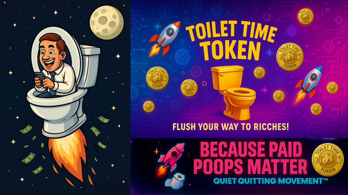 WrldlY_NiGa's tweet photo. π½π₯ Itβs officially Toilet Time! π₯π½
$TTT just flushed into action β live staking, locked liquidity & nonstop rewards!
The memecoin movement with real flow is here
#ToiletTimeToken #PaidPoopsMatter #Solana https://t.co/mXsYhb8Rwj