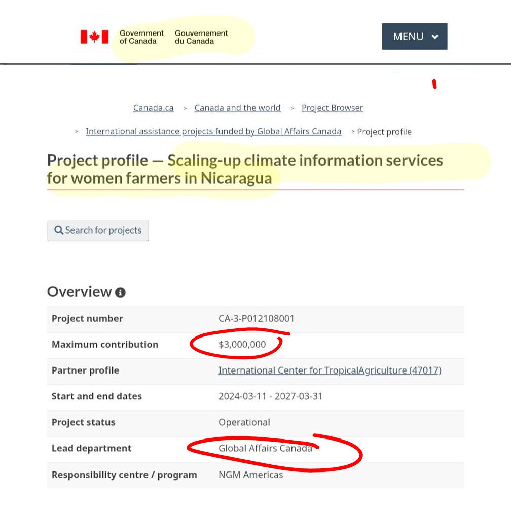 Seriously? The Liberal Government is now spending $3 million of taxpayer money to subsidize female farmers in Nicaragua because... climate change? 

Many Canadians are struggling just to make ends meet.

Wasteful spending like this needs to end.