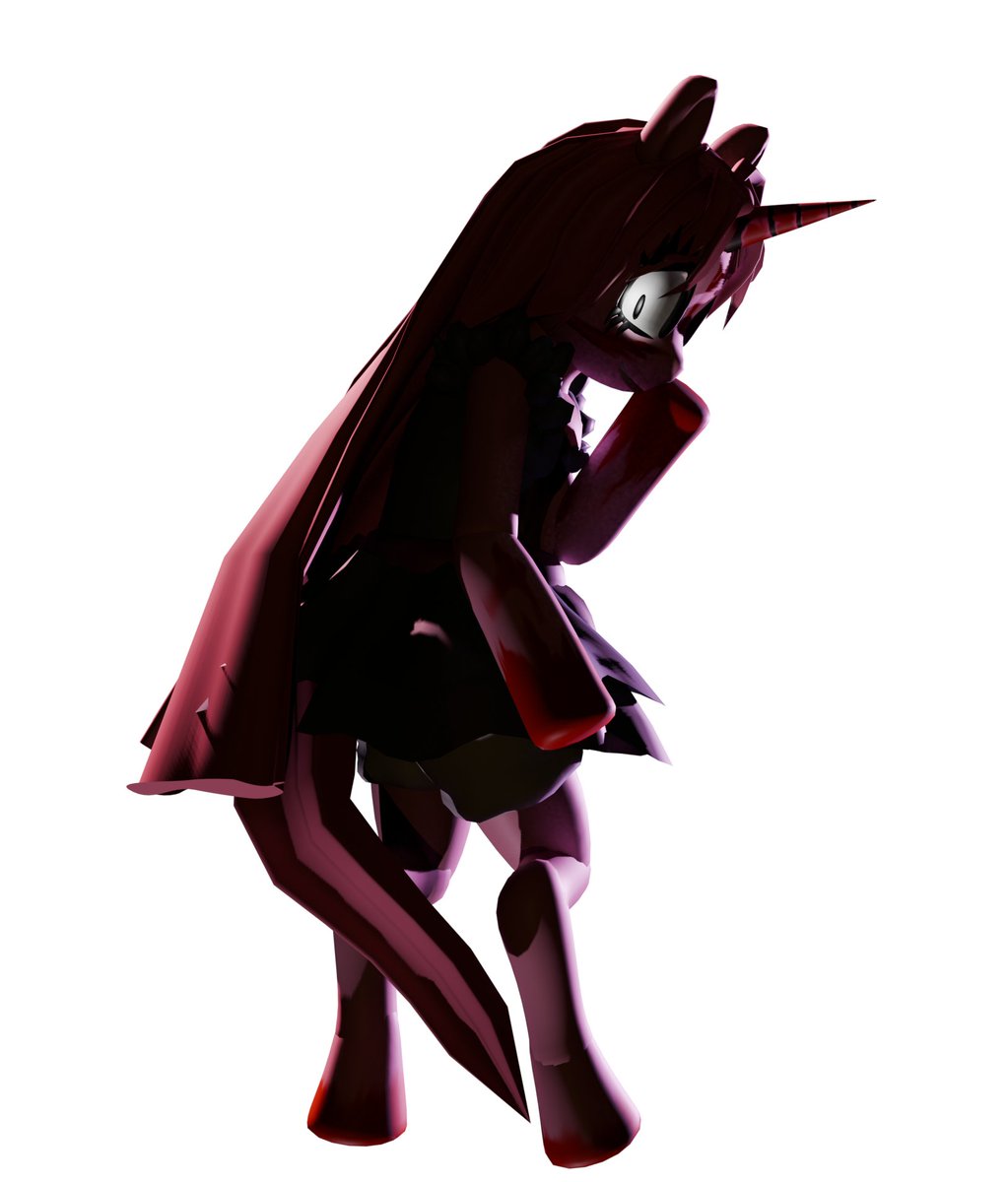 Scraphagnax's tweet image. Why dont you just smile, FRIEND?
finished the QT-Pie model ive been working on :3 she is a fusion between both versions, aswell as a tiny bit stylized, hope yall like her!
fully custom face rig but im not showing rn :P
#pillarchase2fanart #pillarchase #fanart #mylittlepony