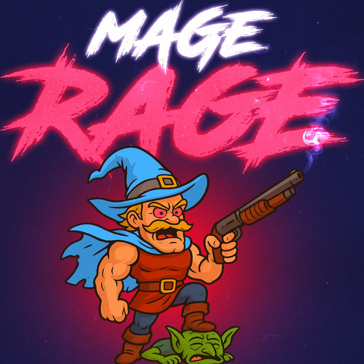 ItsJustJoeGames's tweet image. What if Gandalf got fired and picked up a shotgun...well that's the idea for Mage Rage! #indiegamedev #GameIdeas