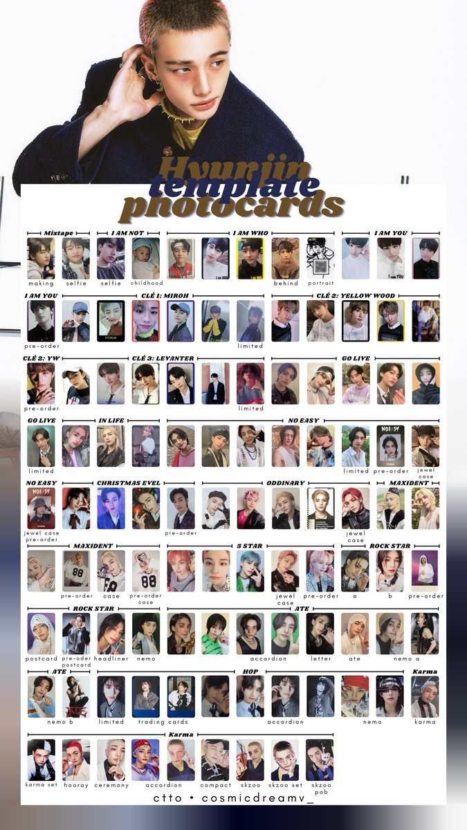cosmicdreamv_'s tweet photo. Stray Kids wishlist | template album photocards 

Updated to KARMA V.1    

HD🔗https://t.co/FaredlVM2R

 Bangchan Lee Know Changbin Hyunjin

#StrayKids #StrayKidsComeback #BangChan #LeeKnow #Changbin #Hyunjin https://t.co/T3oUnSr1kb